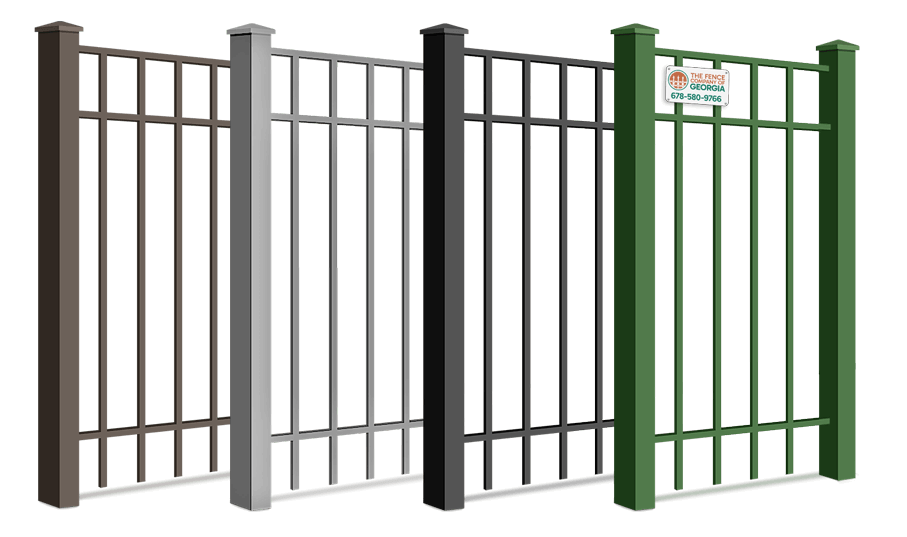 green aluminum fence company in North Georgia