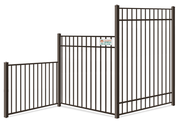Aluminum fence height options North Georgia