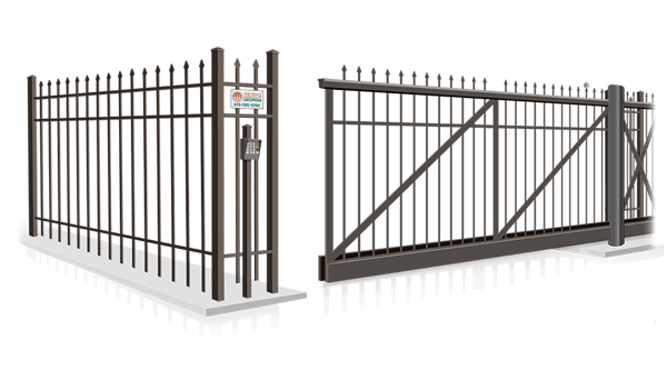 Commercial V-Track slide gate company in the North Georgia area.
