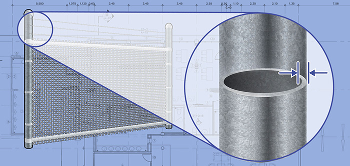 North Georgia Commercial Chain Link fence Posts installation company