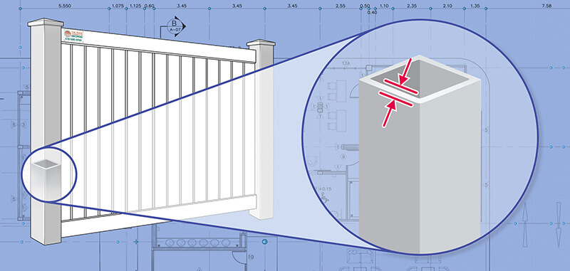 North Georgia Vinyl fence Posts installation company
