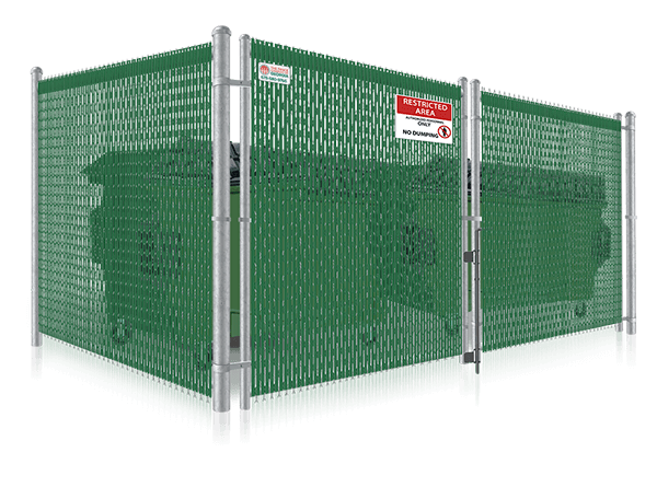 Dumpster Enclosure installation for the North Georgia area.
