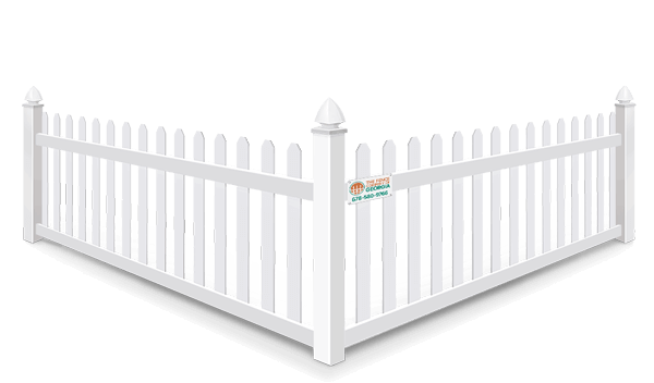 White picket fence installation company in North Georgia