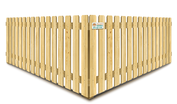 Picket wood fence company in North Georgia