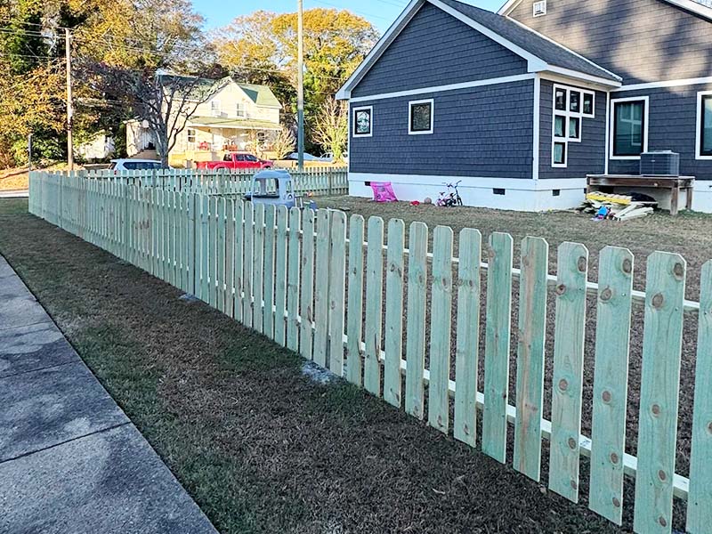 Family Promise of Hall County new fence installation