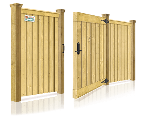 Product image of a wood residential walk gate section